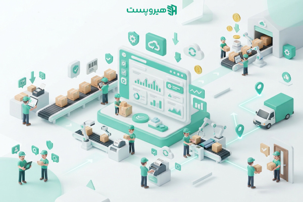 هیروپست چگونه به مدیریت و کاهش هزینه ارسال کمک می‌کند؟